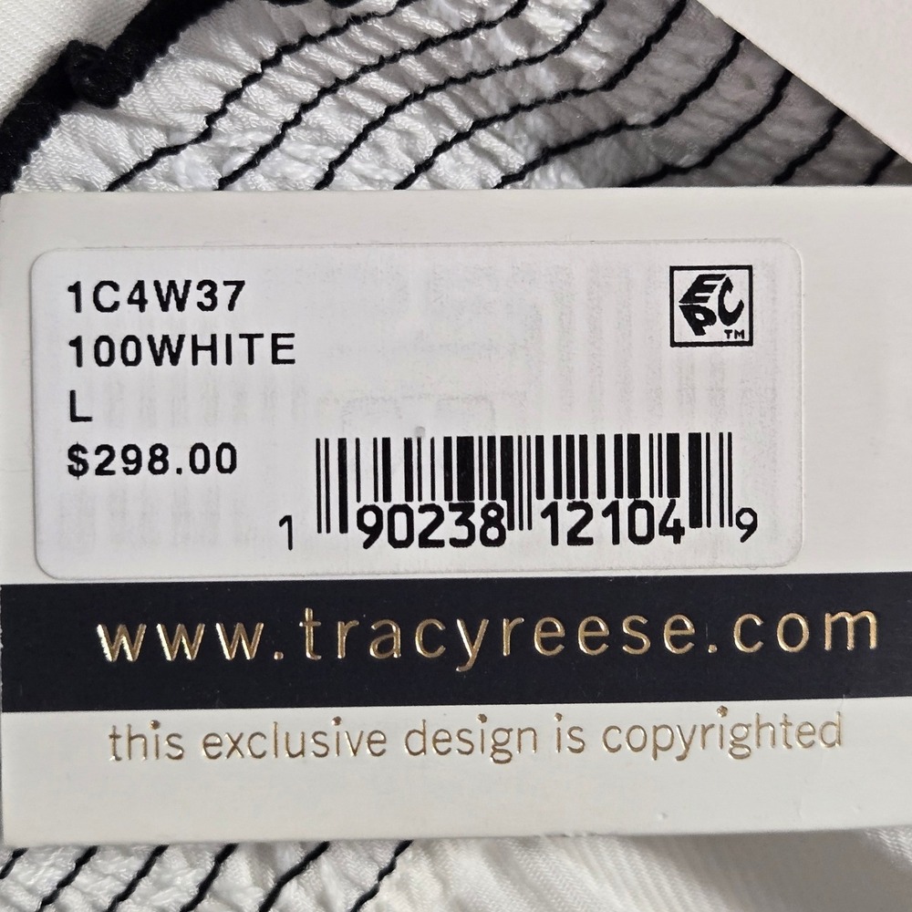 Anthropologie NEW TRACY REESE Strapless MISCHSA Dress White Pockets NWT $298 - Picture 15 of 16